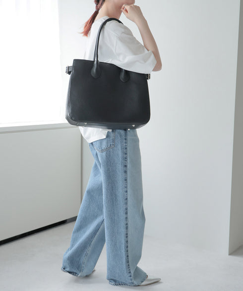 トートバッグ A4対応 ボストン 12-1211